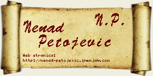 Nenad Petojević vizit kartica
